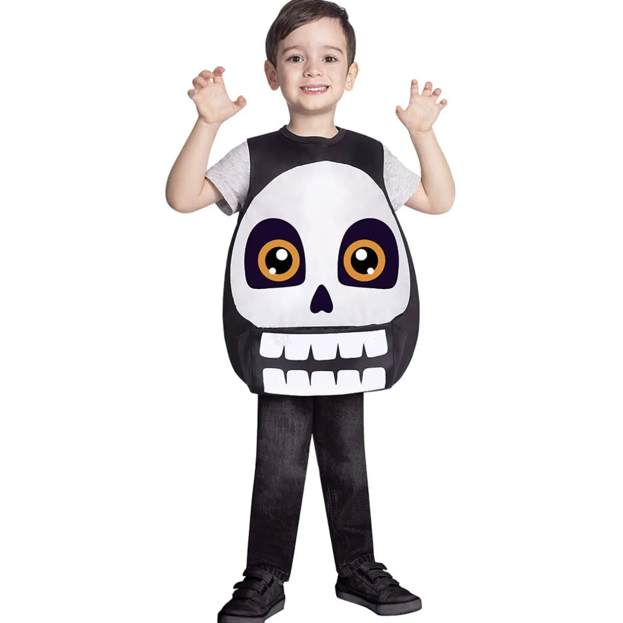 Clearance Gifi Déguisement enfant squelette Halloween 3 à 6 ans