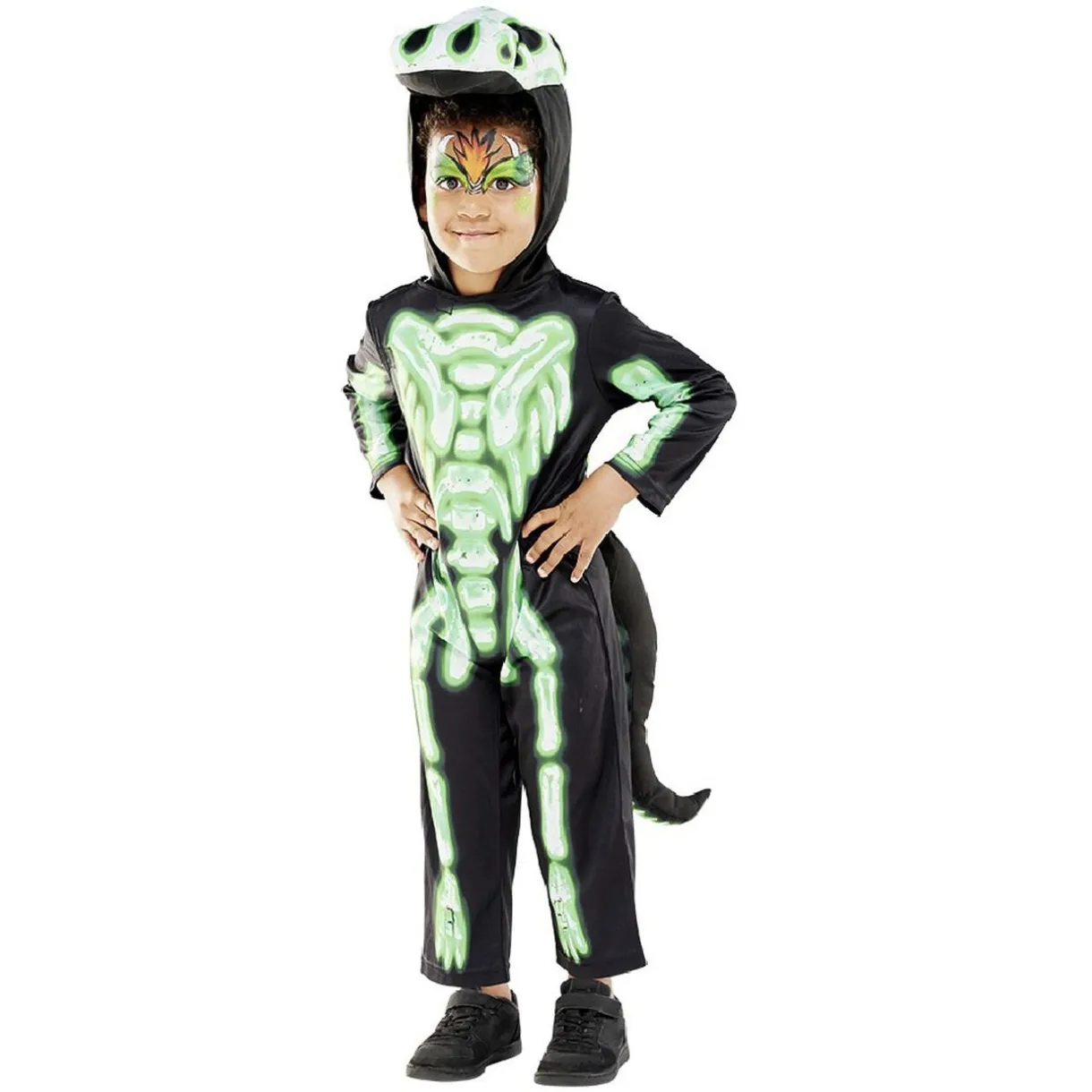 Sale Gifi Déguisement enfant squelette dinosaure Halloween 7 à 10 ans