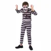 Clearance Gifi Déguisement enfant zombie prisonnier Halloween 7 à 10 ans