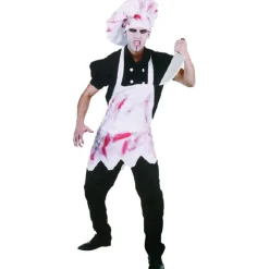 Sale Gifi Déguisement homme boucher sanglant