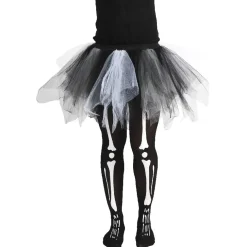 Sale Gifi Déguisement legging squelette et tutu Halloween taille L