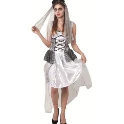 Outlet Gifi Déguisement mariée zombie Femme taille L