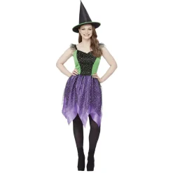 Clearance Gifi Déguisement phosphorescent sorcière pour adulte taille M