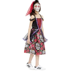 Best Gifi Déguisement squelette fille 7/10 ans