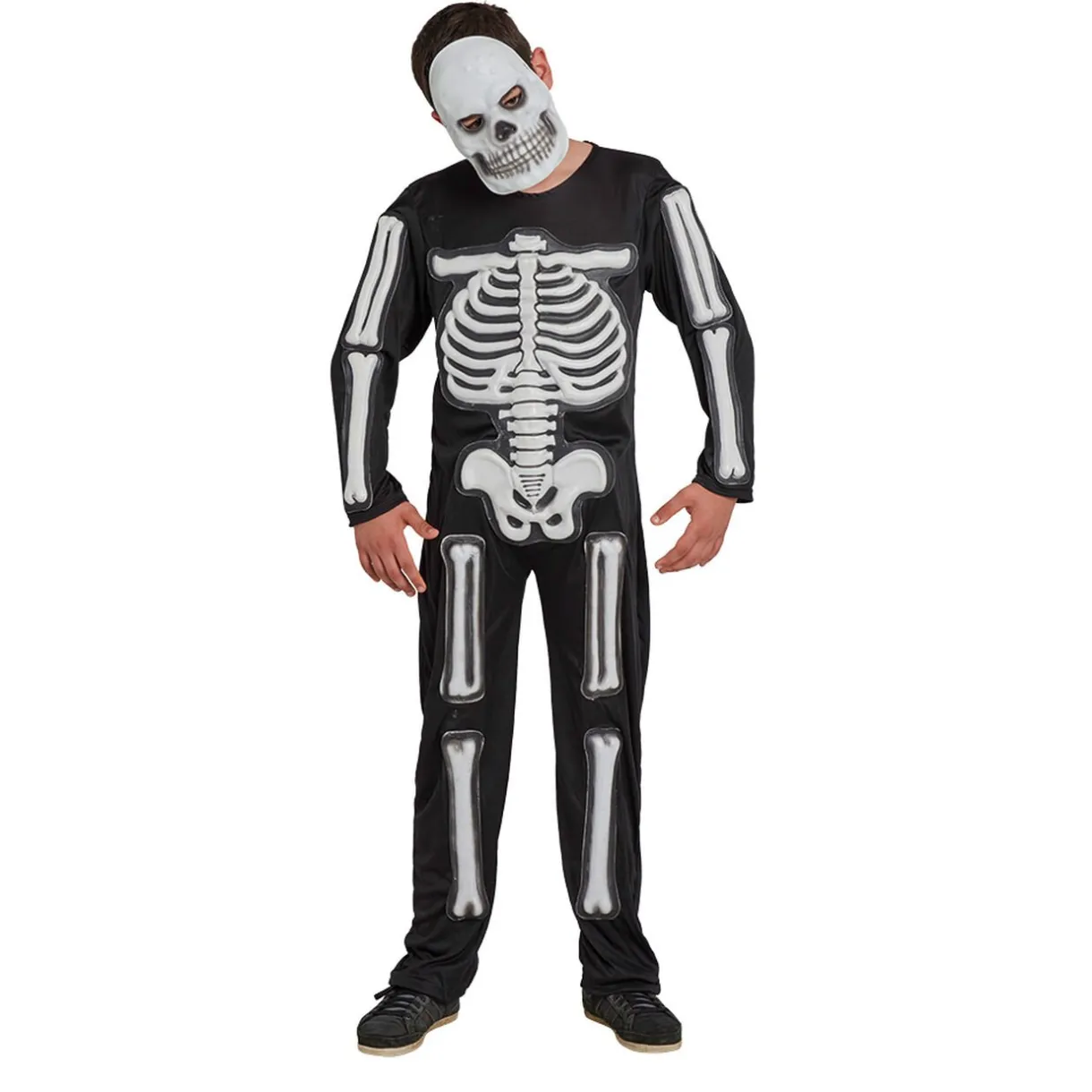 Best Gifi Déguisement squelette phosphorescent 11/14 ans Halloween