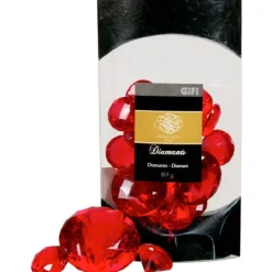 Outlet Gifi Diamants déco rouge