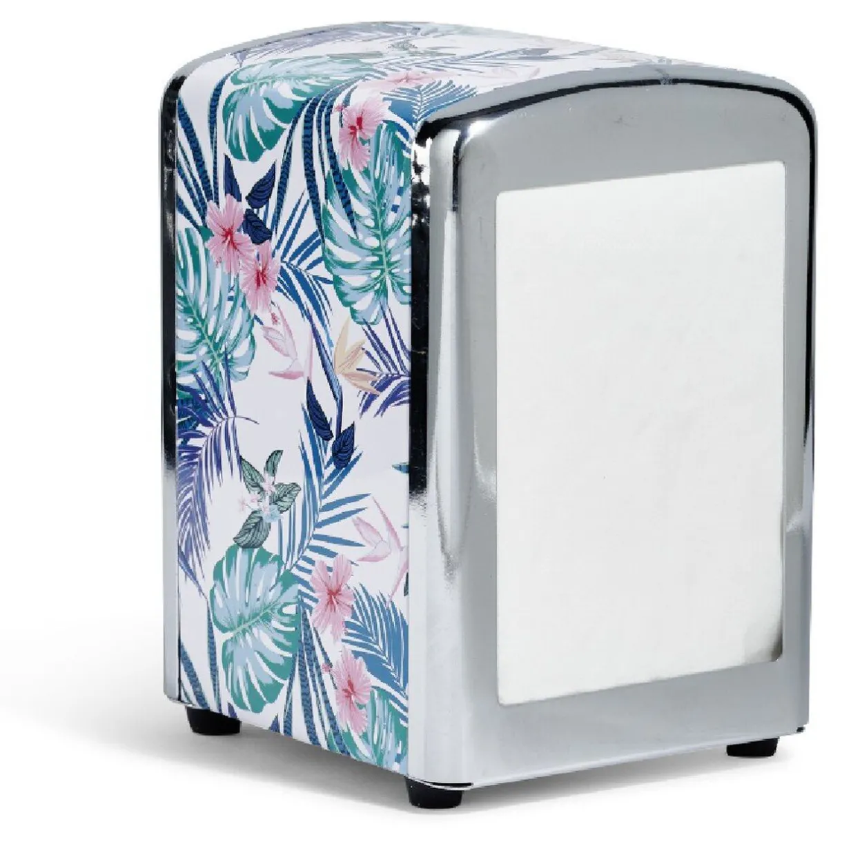 Outlet Gifi Distributeur de serviettes de table oiseau tropical en métal