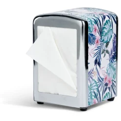 Outlet Gifi Distributeur de serviettes de table oiseau tropical en métal