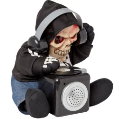 Sale Gifi DJ squelette animé et Sonore décoration Halloween