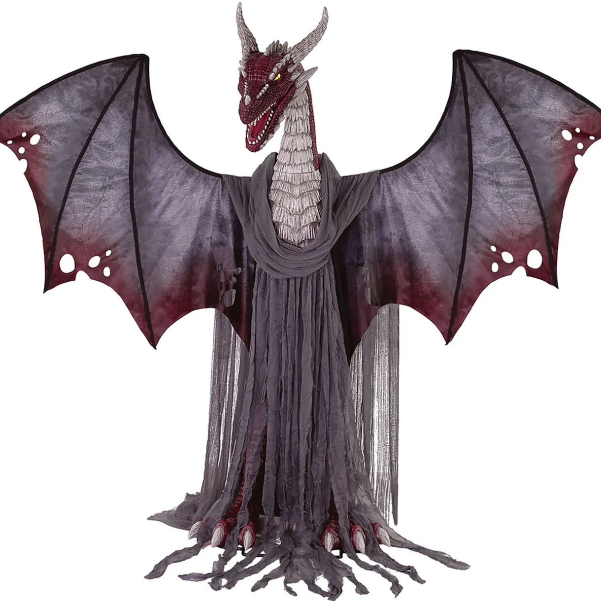 Online Gifi Dragon géant animé et sonore noir et rouge H182cm