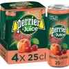 Gifi Eau gazeuse Perrier pêche cerise - 4x25 cl