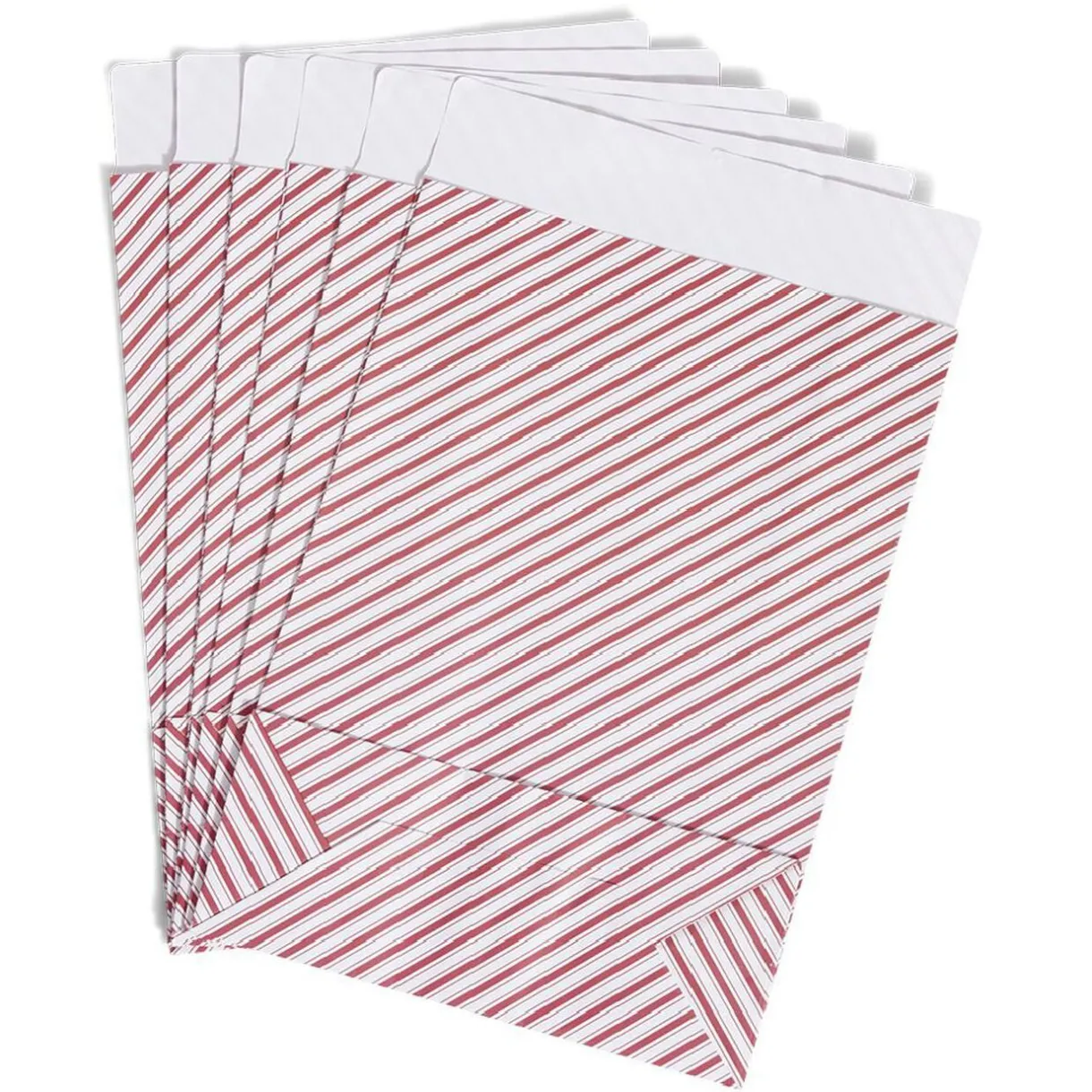Gifi Enveloppe cadeau papier Noël tradition rouge et blanc x6 - 20x8xH28cm^ Loisirs Créatifs Et Emballage Cadeau