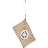 Gifi Enveloppe en jute à suspendre Noël^ Décoration Sapin