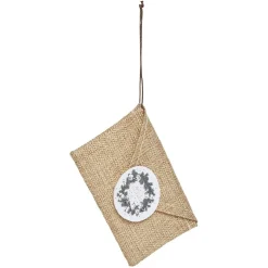 Gifi Enveloppe en jute à suspendre Noël^ Décoration Sapin