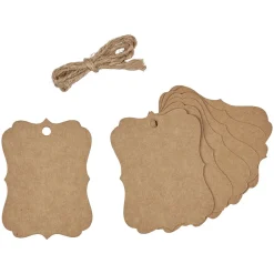 Gifi Etiquette cadeau noir ou marron x 8^ Loisirs Créatifs Et Emballage Cadeau