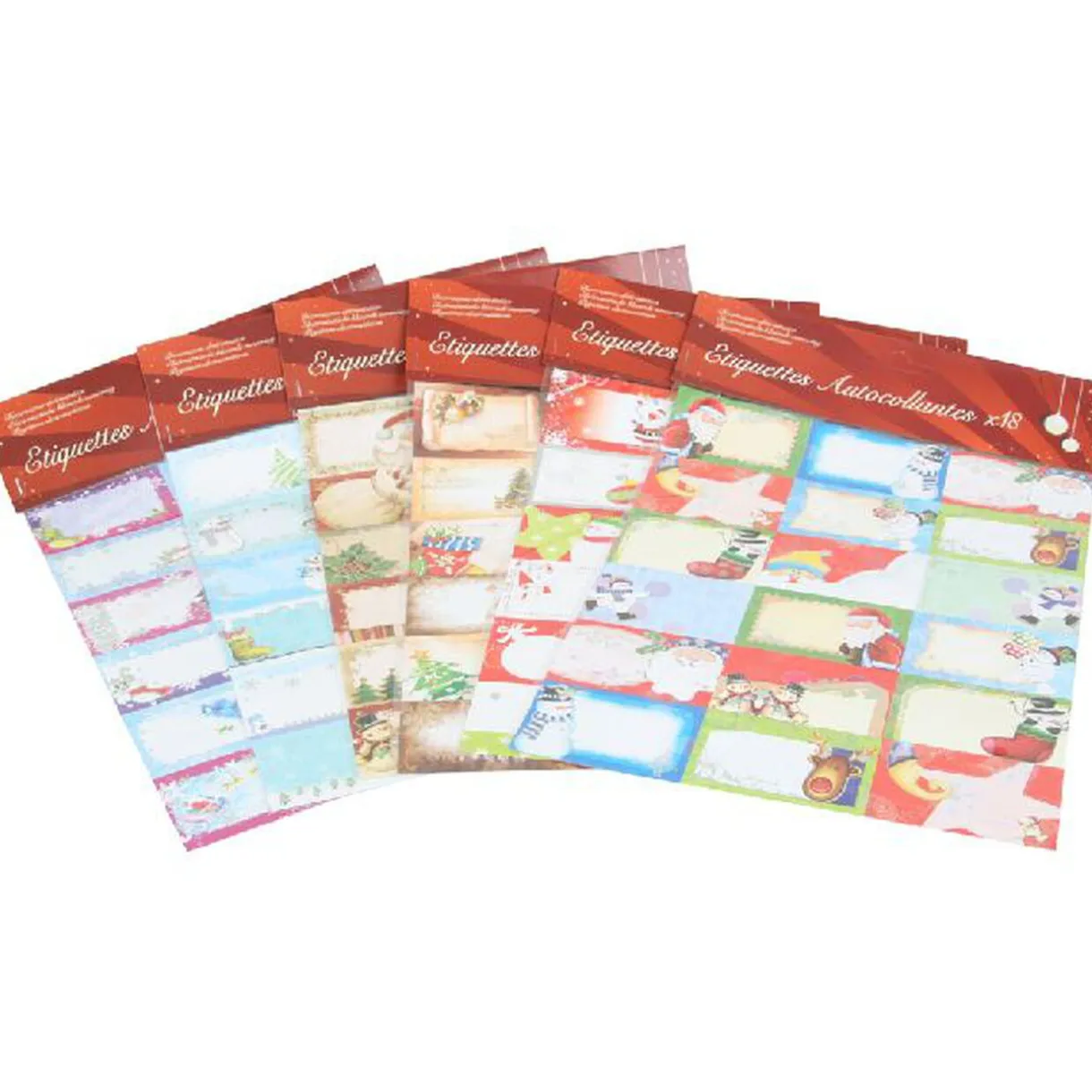 Gifi Etiquettes autocollantes de Noël X18^ Loisirs Créatifs Et Emballage Cadeau