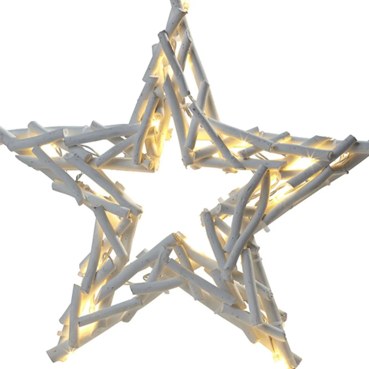 Gifi Etoile lumineuse blanche^ Décoration Extérieure De Noël