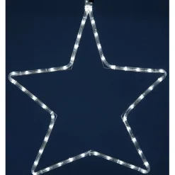 Gifi Etoile lumineuse blanche fixe^ Décoration Extérieure De Noël