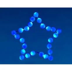 Gifi Etoile lumineuse boules blanches h. 41 cm^ Décoration Extérieure De Noël