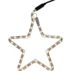 Gifi Etoile lumineuse tube blanc fixe^ Décoration Extérieure De Noël