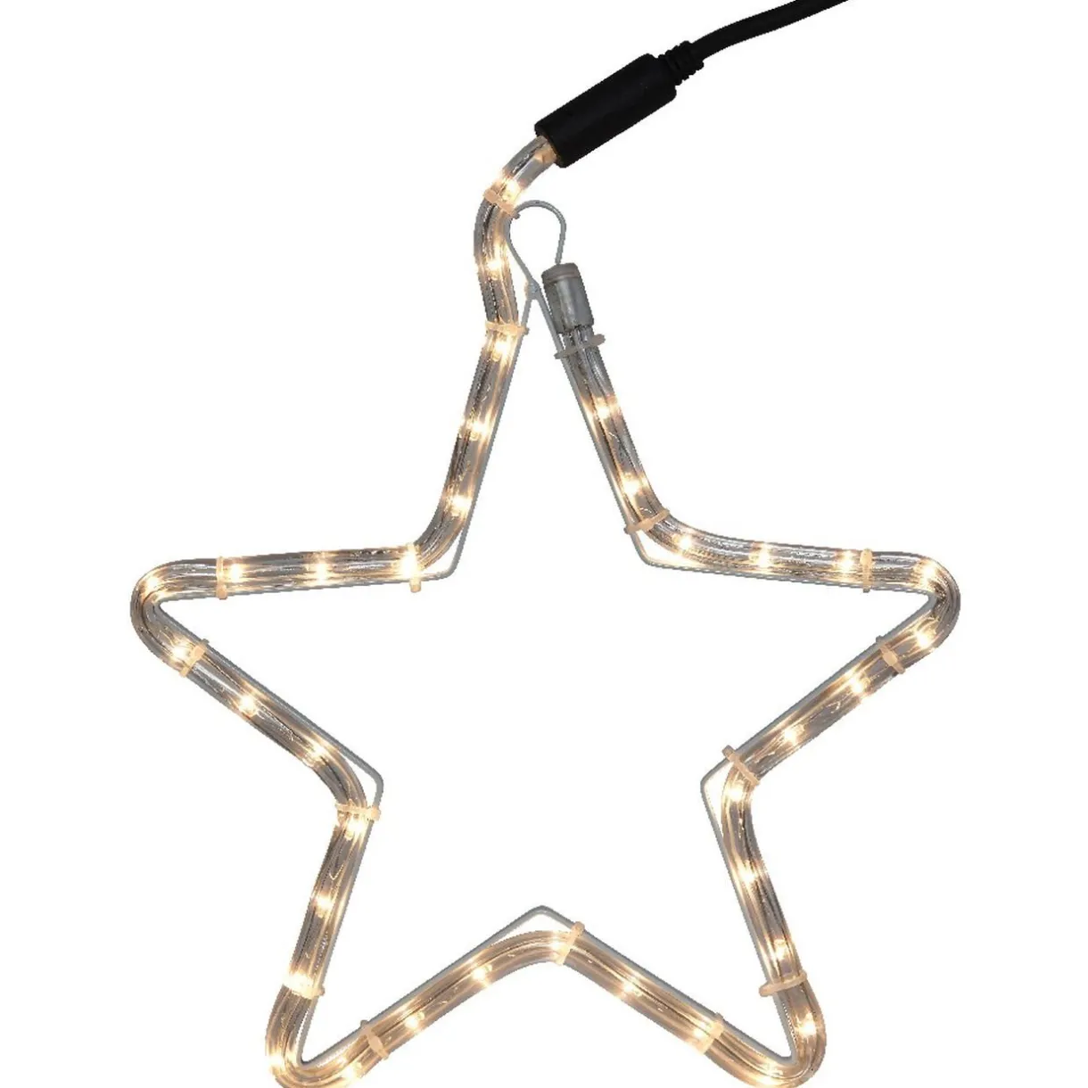 Gifi Etoile lumineuse tube blanc fixe^ Décoration Extérieure De Noël
