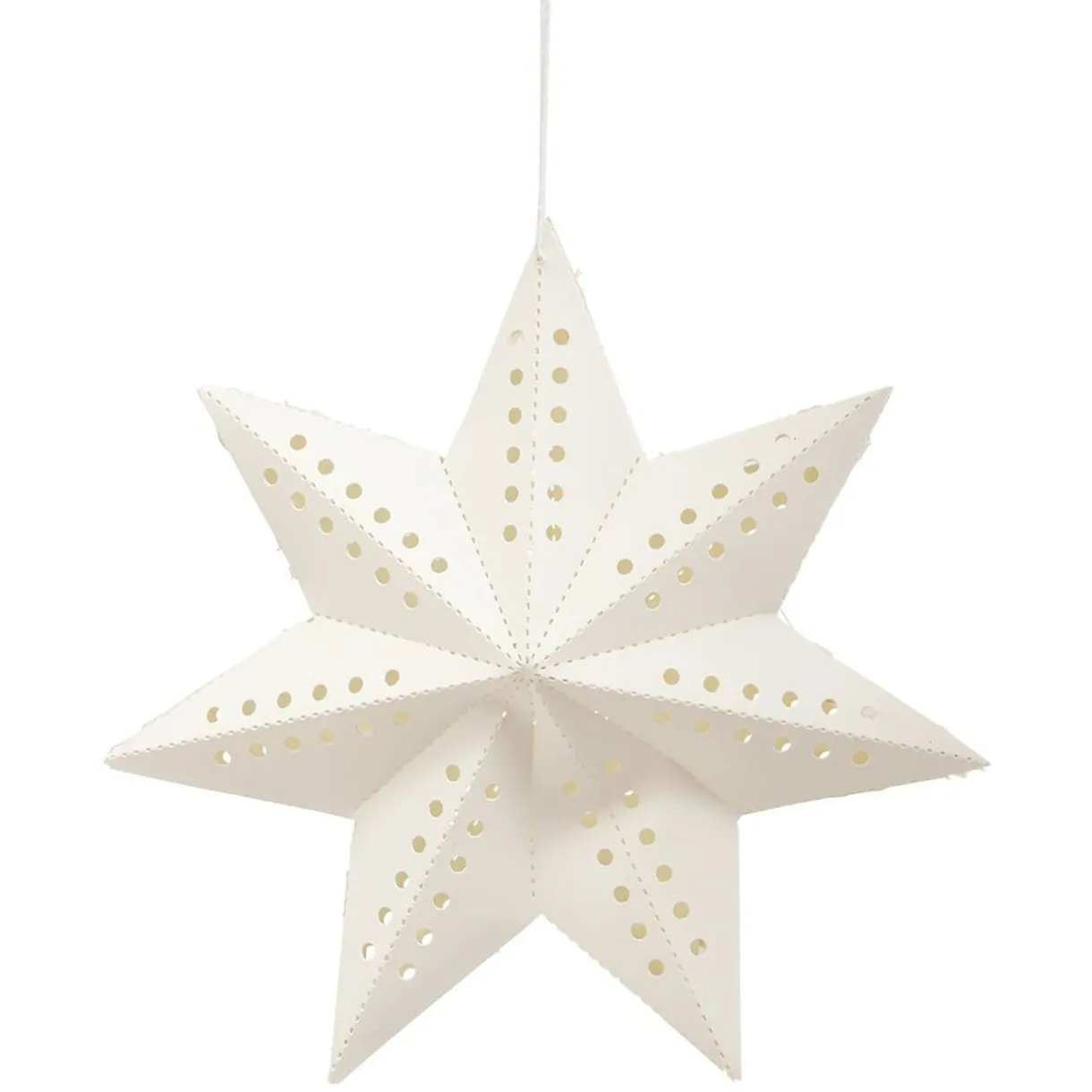 Gifi Etoile origami à suspendre blanc ø19 cm^ Décoration Sapin