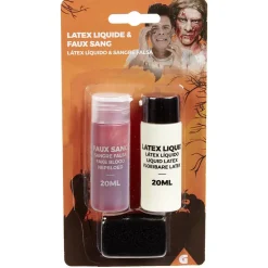 Clearance Gifi Faux sang liquide + latex liquide 20 ml x2
