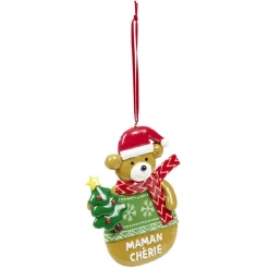 Sale Gifi Figurine de Noël à suspendre en résine avec inscription