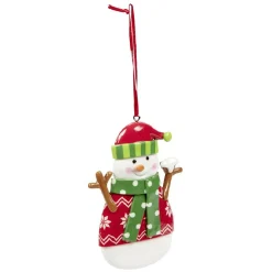 Sale Gifi Figurine de Noël à suspendre en résine avec inscription
