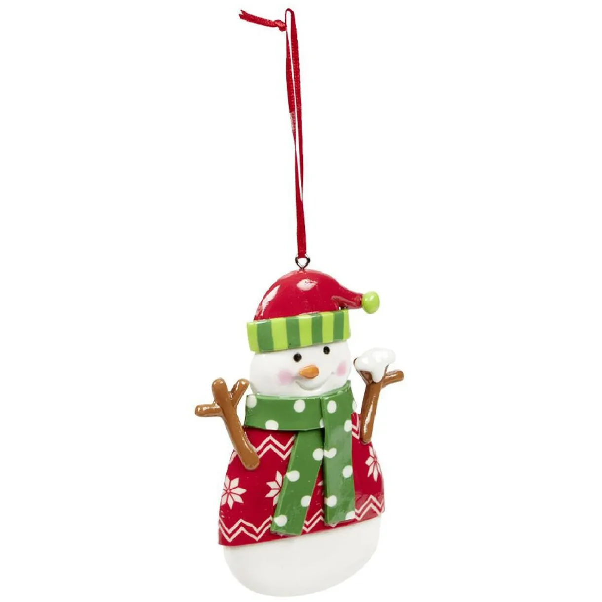 Sale Gifi Figurine de Noël à suspendre en résine avec inscription