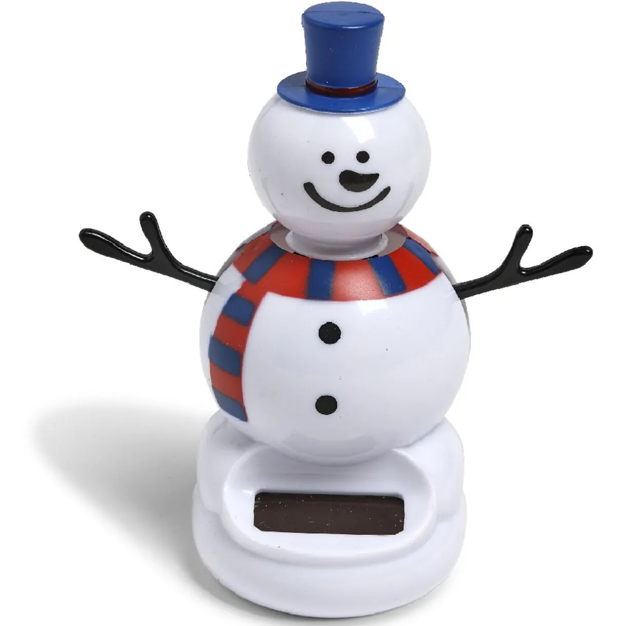 Gifi Figurine solaire Noël bonhomme de neige^ Décoration Extérieure De Noël