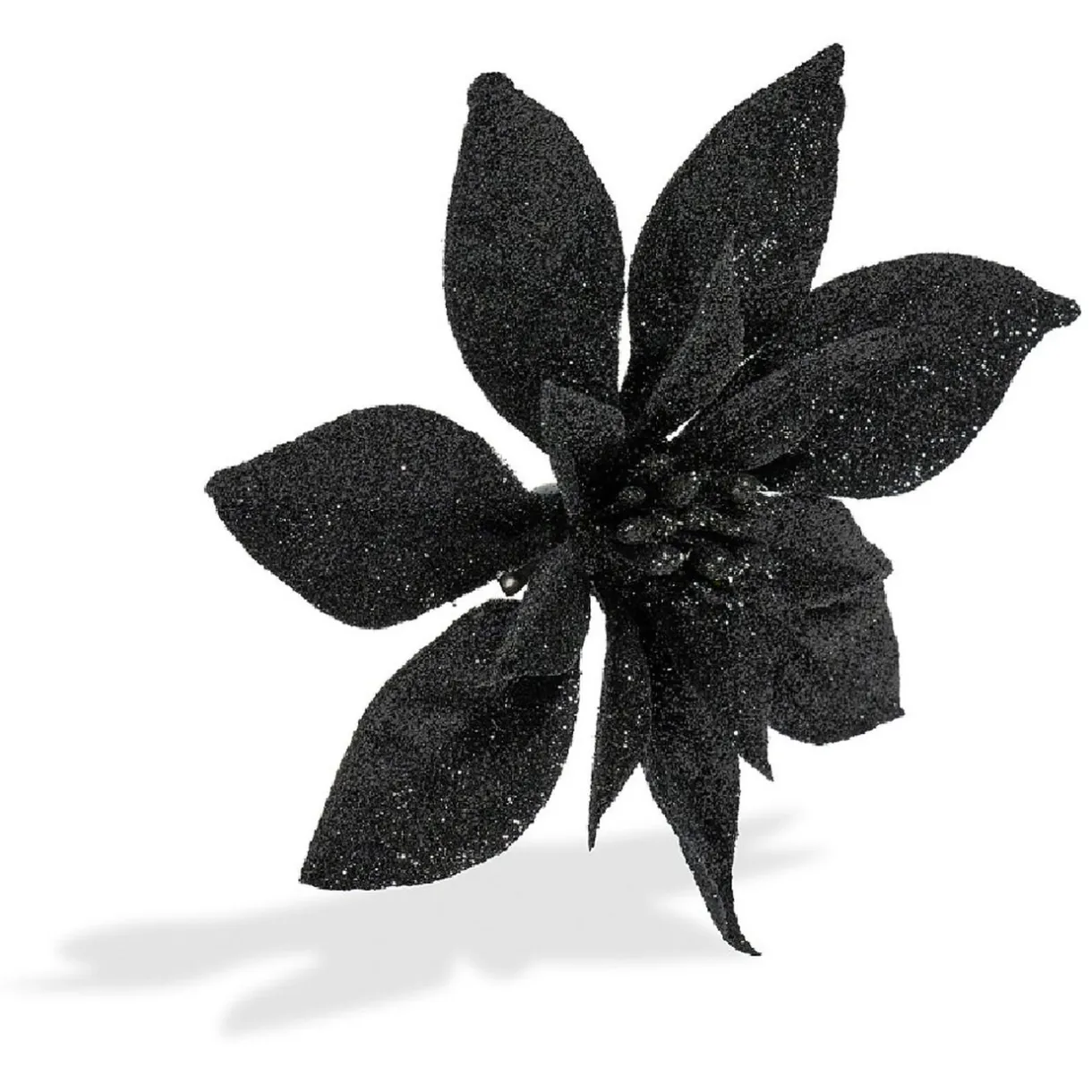 Gifi Fleur avec paillettes à clipser x 2 déco Noël^ Décoration Sapin