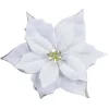 Gifi Fleur poinsettia à suspendre blanche Ø22cm^ Décoration Sapin