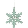 Gifi Flocon de neige à suspendre vert^ Décoration Sapin