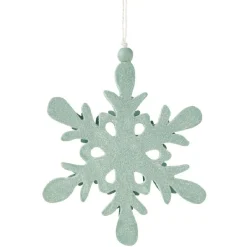 Gifi Flocon de neige à suspendre vert^ Décoration Sapin