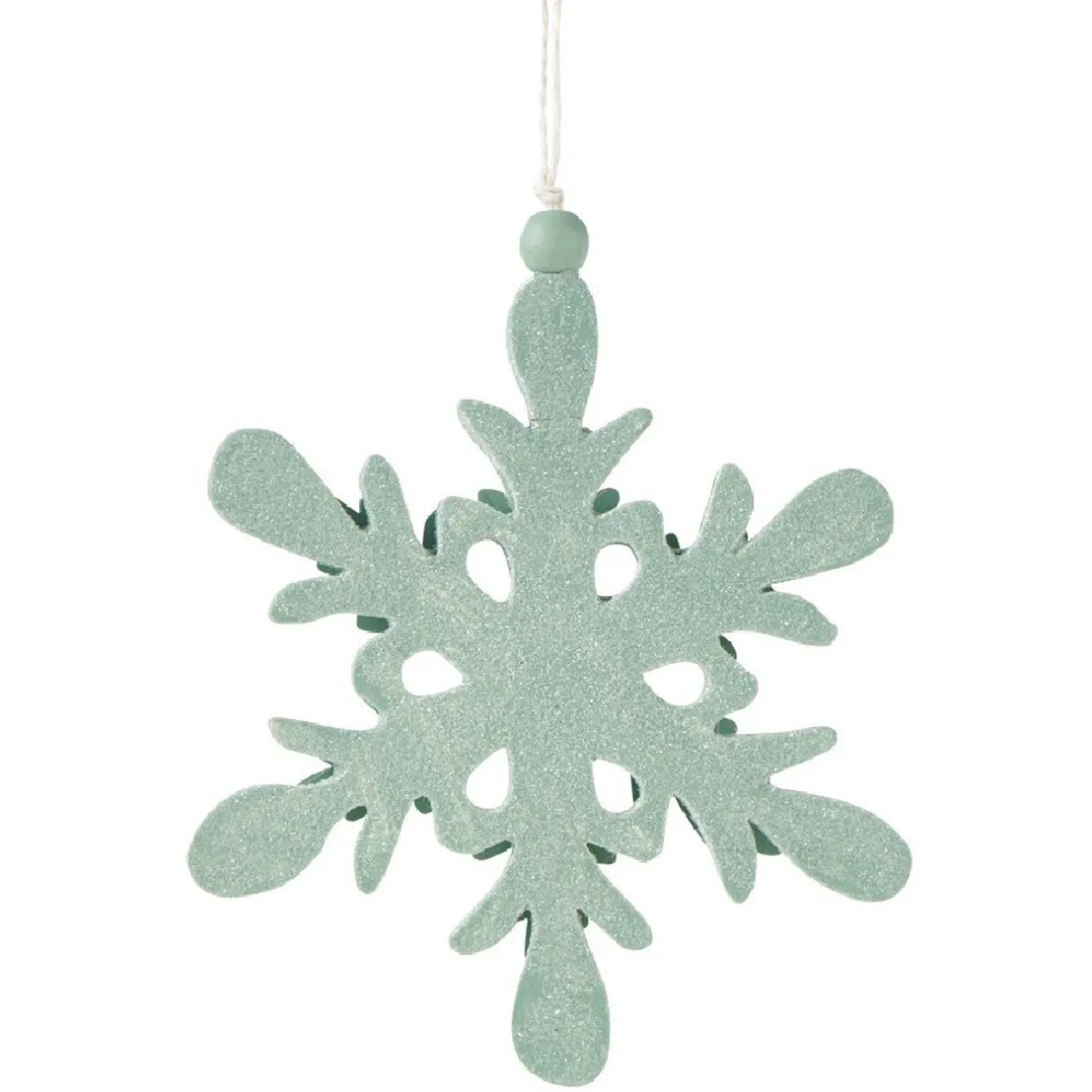 Gifi Flocon de neige à suspendre vert^ Décoration Sapin