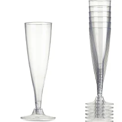 Outlet Gifi Flûte à champagne transparente réutilisable 11,5 cl x12