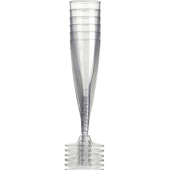 Outlet Gifi Flûte à champagne transparente réutilisable 11,5 cl x12