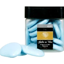 Outlet Gifi Galet déco opaque bleu clair