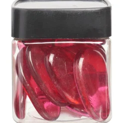 Outlet Gifi Galets décoratifs rouges transparents