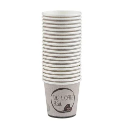 Best Gifi Gobelet à café en carton blanc crème 12 cl x20