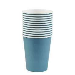 Sale Gifi Gobelet bleu canard en carton 25 cl x12
