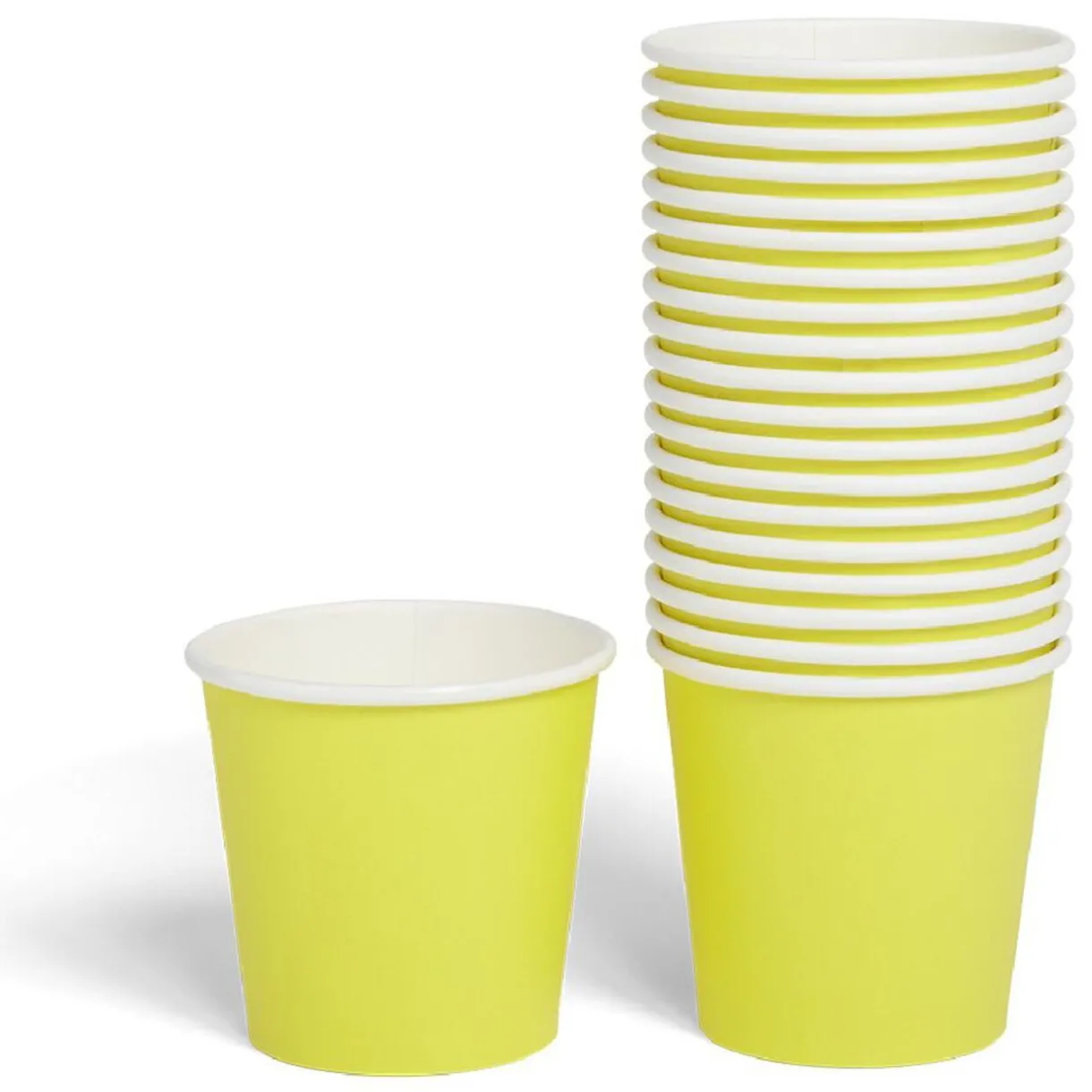 Clearance Gifi Gobelet en carton 36cl Jaune x20