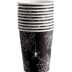 Clearance Gifi Gobelet en carton motif araignée 25cl x10