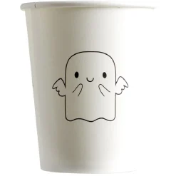 Best Gifi Gobelet en carton motif fantôme 25cl x10