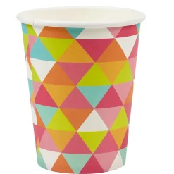 Outlet Gifi Gobelet en carton motif tangram x10