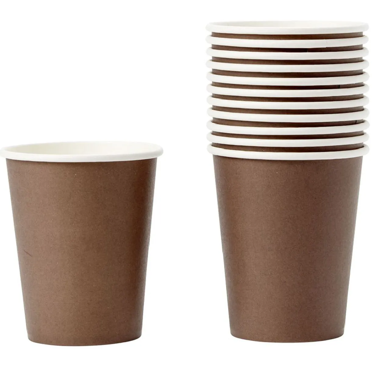 Sale Gifi Gobelet en carton taupe 25 cl x12