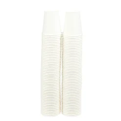 Outlet Gifi Gobelet en carton uni blanc 18 cl x100