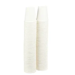 Outlet Gifi Gobelet en carton uni blanc 18 cl x100