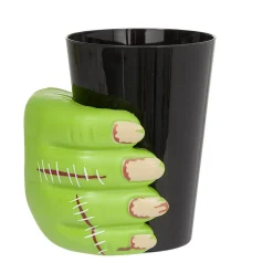 Best Gifi Gobelet Halloween main zombie noir et vert